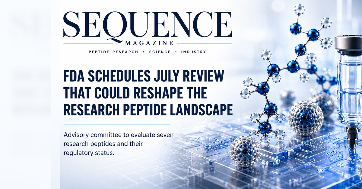 Update: Peptide Legislation, FDA Regulation, and RFK Jr.’s Role in the 2026 Peptide Debate